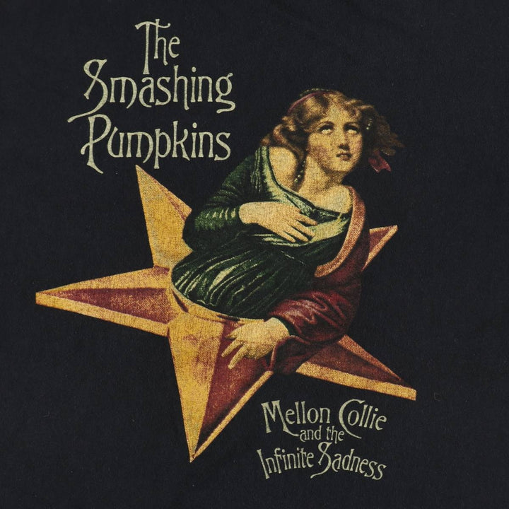 THE SMASHING PUMPKINS Smashing Pumpkins Band T-shirt Band T Men's XL equivalent cotton black type Vintage Second Hand