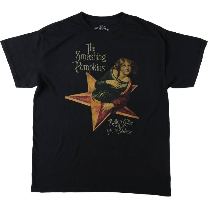 THE SMASHING PUMPKINS Smashing Pumpkins Band T-shirt Band T Men's L size cotton black type Vintage Second Hand