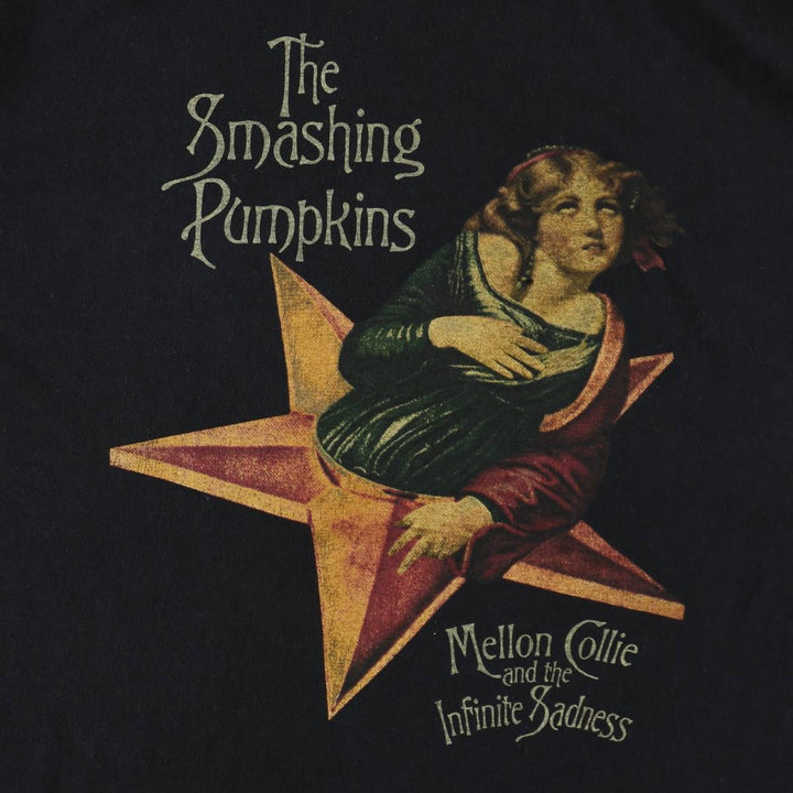 THE SMASHING PUMPKINS Smashing Pumpkins Band T-shirt Band T Men's L size cotton black type Vintage Second Hand