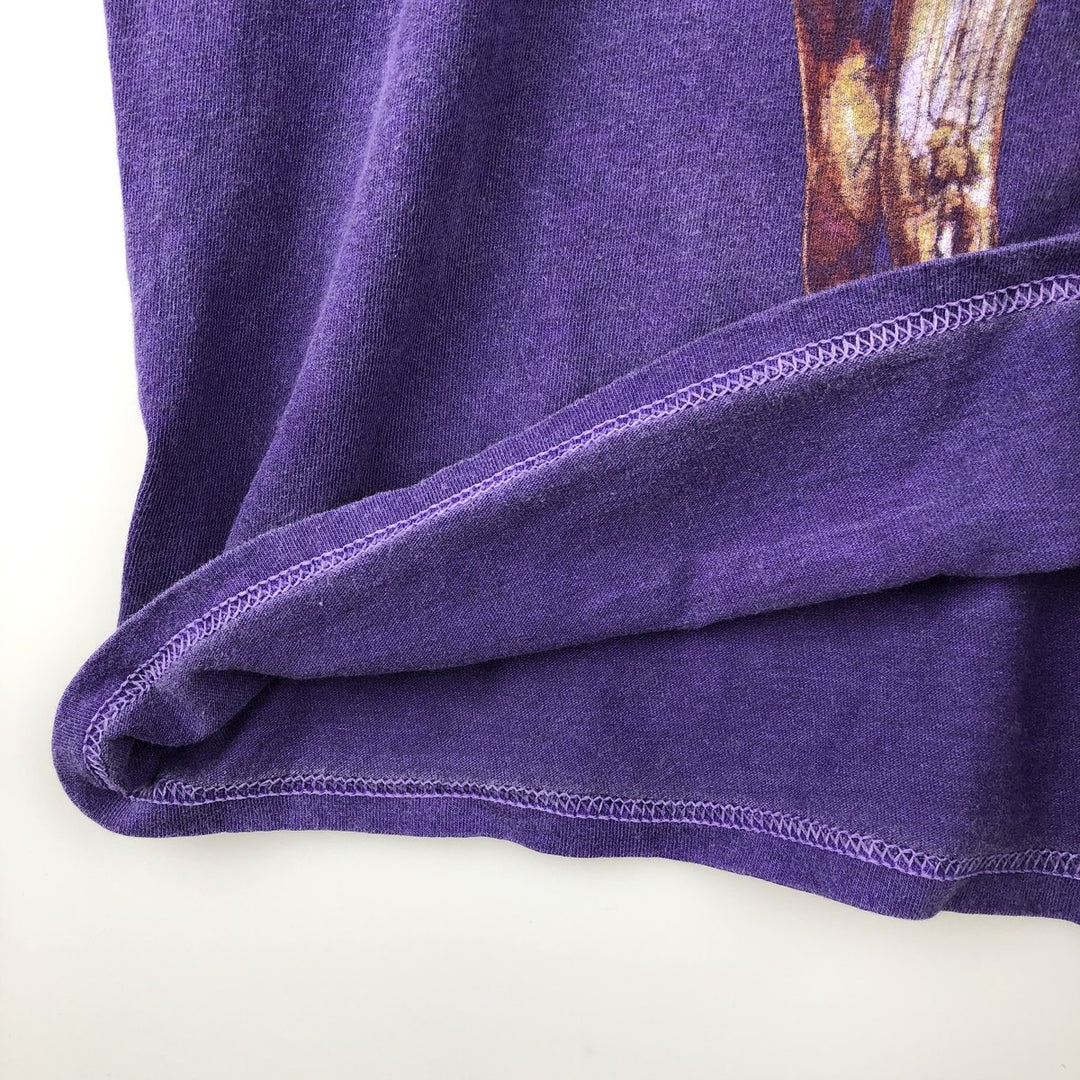 NIRVANA Nirvana Band T-shirt, Band T, Men's S size cotton purple type Vintage Second Hand