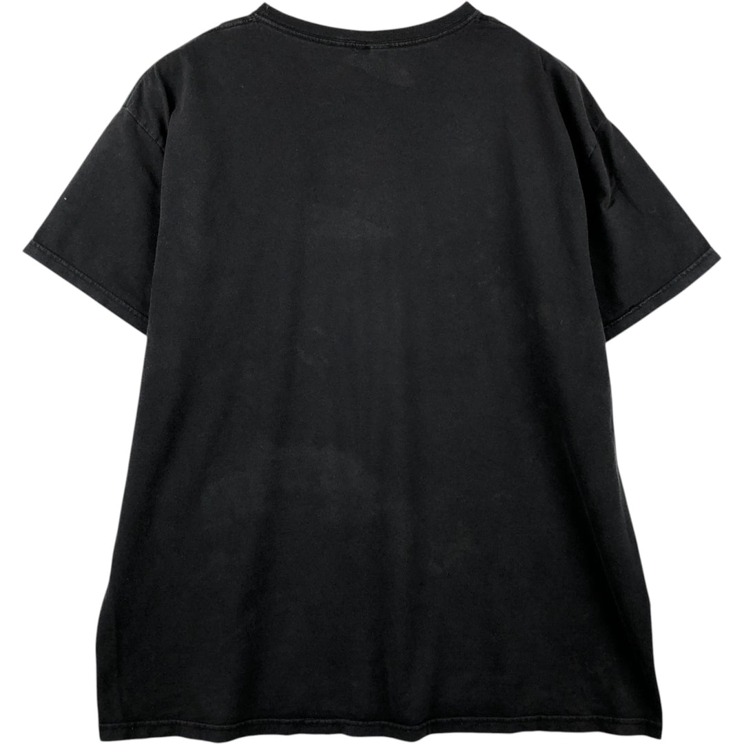 Hanes SLAYER Skull Pattern Band T-Shirt (Men's XL equivalent) cotton black type Vintage Second Hand