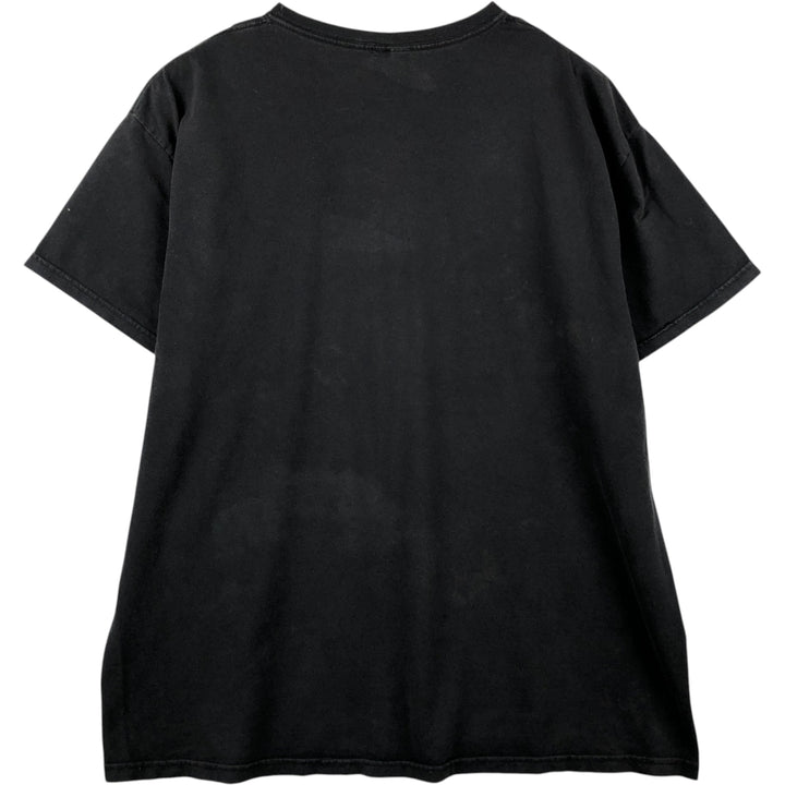 Hanes SLAYER Skull Pattern Band T-Shirt (Men's XL equivalent) cotton black type Vintage Second Hand