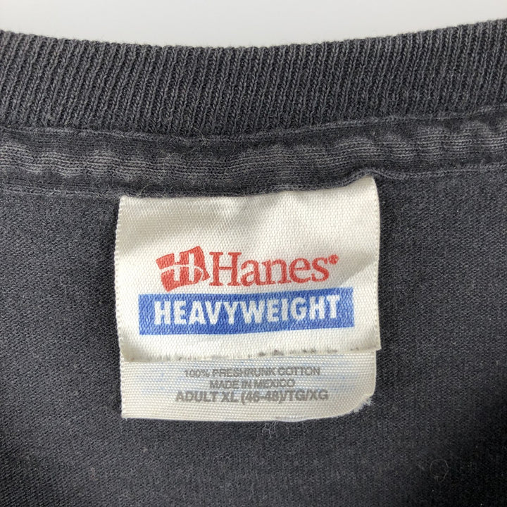 Hanes SLAYER Skull Pattern Band T-Shirt (Men's XL equivalent) cotton black type Vintage Second Hand