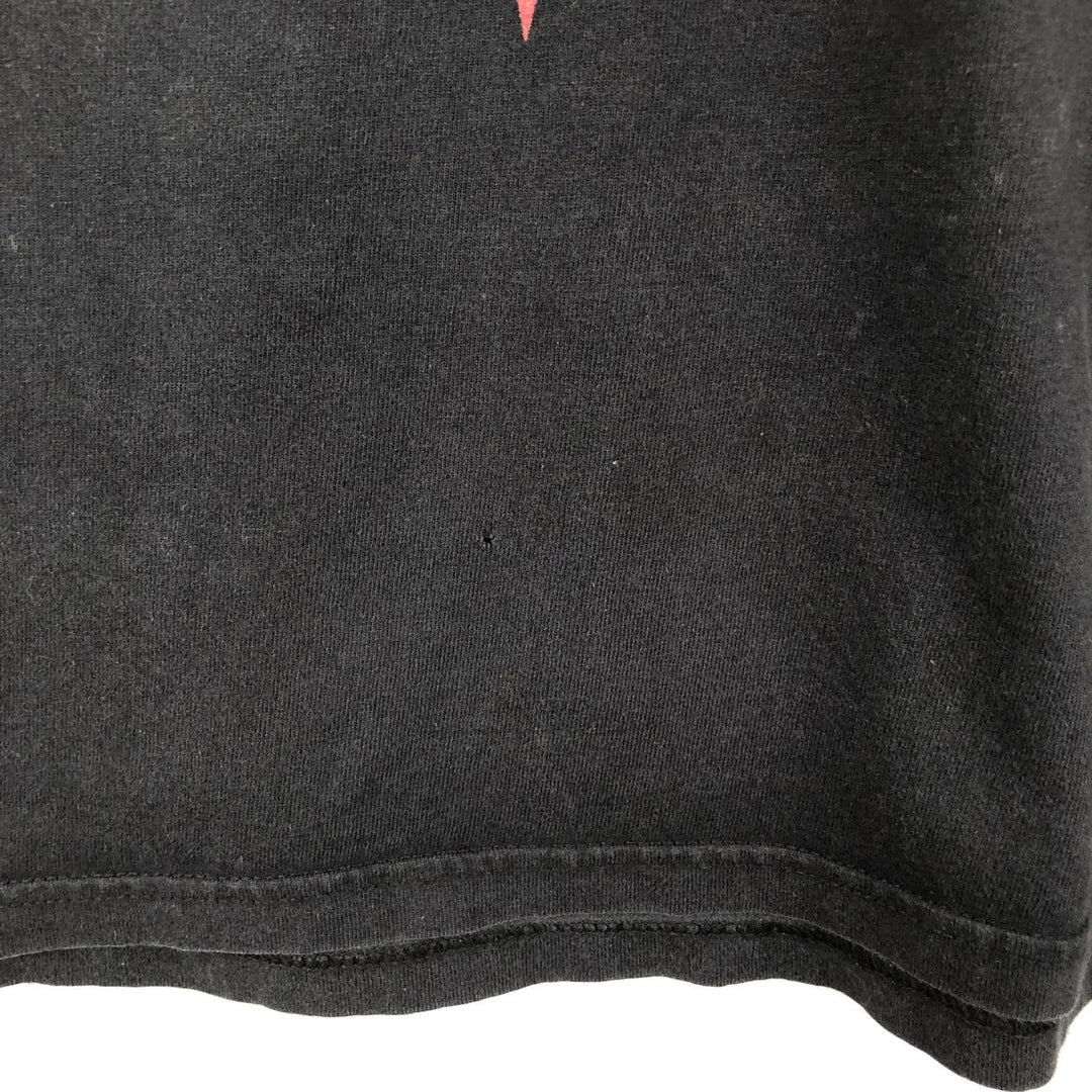 Hanes SLAYER Skull Pattern Band T-Shirt (Men's XL equivalent) cotton black type Vintage Second Hand