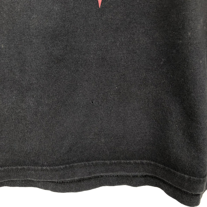 Hanes SLAYER Skull Pattern Band T-Shirt (Men's XL equivalent) cotton black type Vintage Second Hand