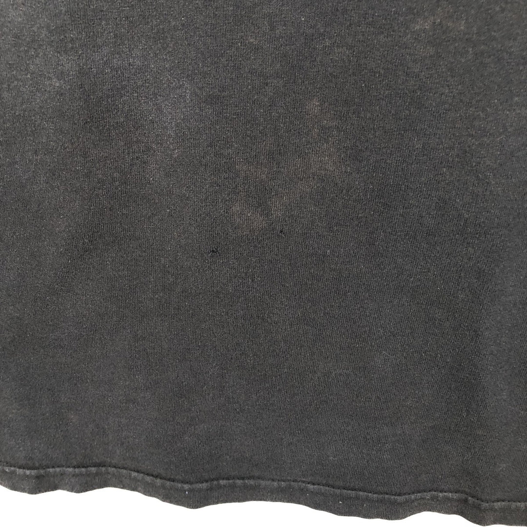 Hanes SLAYER Skull Pattern Band T-Shirt (Men's XL equivalent) cotton black type Vintage Second Hand