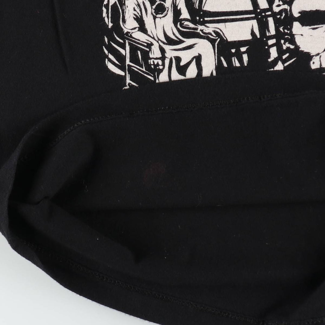 MY CHEMICAL ROMANCE Skull Pattern Band T-Shirt (Men's Size S) unclear black type Vintage Second Hand