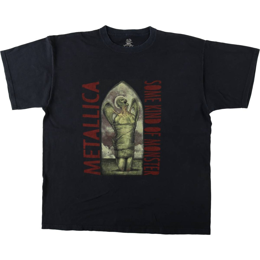 Fruit of the Loom Metallica Band T-Shirt (Men's XL equivalent) cotton black type Vintage Second Hand