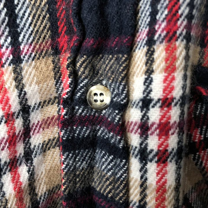 Fieldmaster FIELDMASTER Long Sleeve Flannel Check Shirt, Men's XL acrylic black type Vintage Second Hand