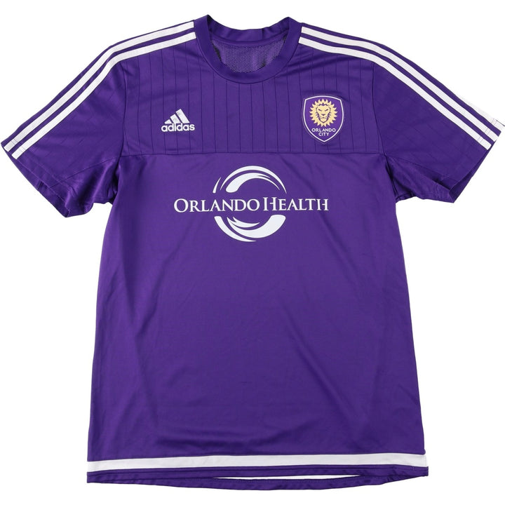 Adidas CLIMA COOL Soccer Uniform Game Shirt, Men's Size L (approx.) polyester purple type Vintage Second Hand
