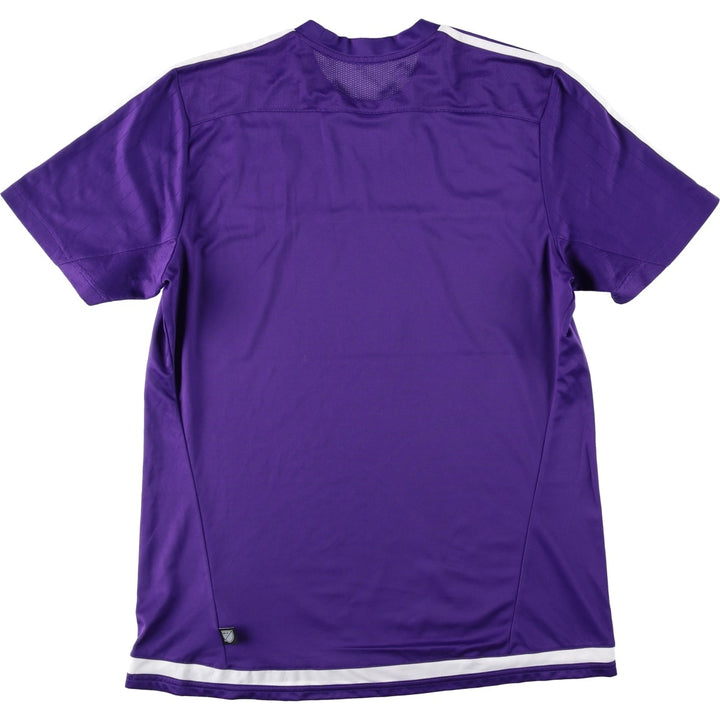Adidas CLIMA COOL Soccer Uniform Game Shirt, Men's Size L (approx.) polyester purple type Vintage Second Hand