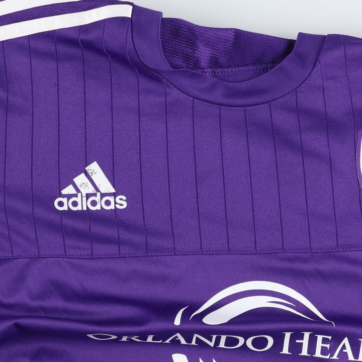 Adidas CLIMA COOL Soccer Uniform Game Shirt, Men's Size L (approx.) polyester purple type Vintage Second Hand