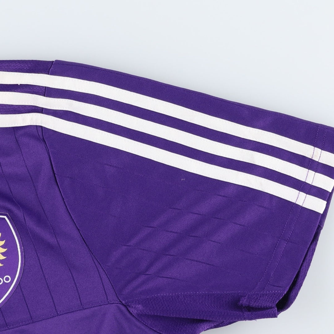 Adidas CLIMA COOL Soccer Uniform Game Shirt, Men's Size L (approx.) polyester purple type Vintage Second Hand