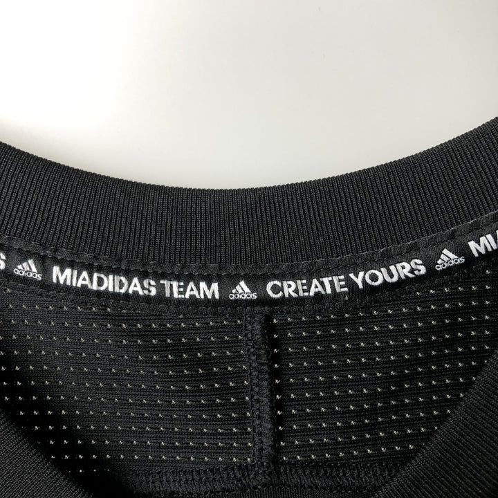 Adidas CLIMA COOL V-neck Soccer Uniform Game Shirt, Men's Size M polyester black type Vintage Second Hand