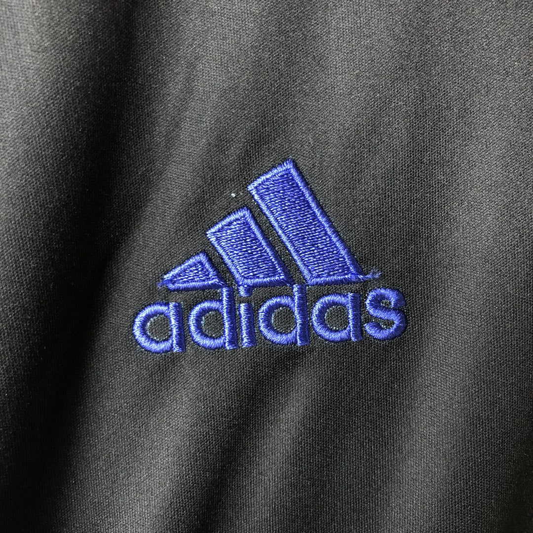 Adidas CLIMA COOL V-neck Soccer Uniform Game Shirt, Men's Size M polyester black type Vintage Second Hand