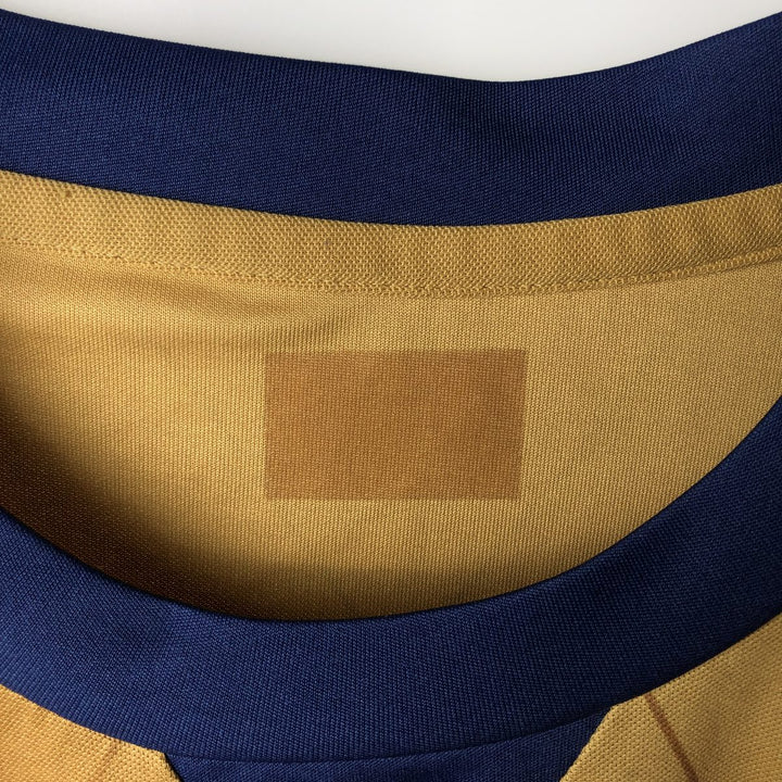 PREMIER LEAGE ARSENAL FC Diamond Pattern Soccer Uniform Game Shirt Men's Size L (approx.) unclear Gold type Vintage Second Hand