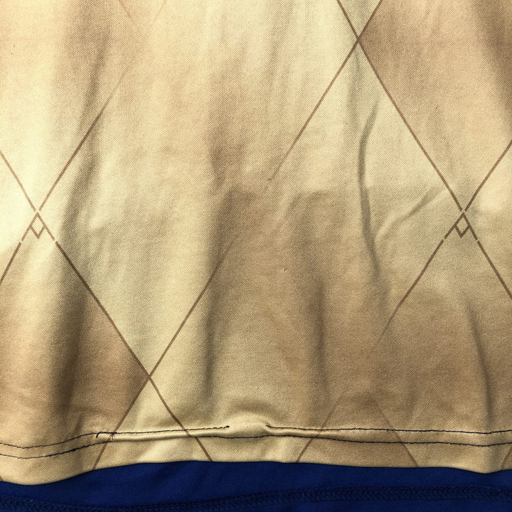 PREMIER LEAGE ARSENAL FC Diamond Pattern Soccer Uniform Game Shirt Men's Size L (approx.) unclear Gold type Vintage Second Hand