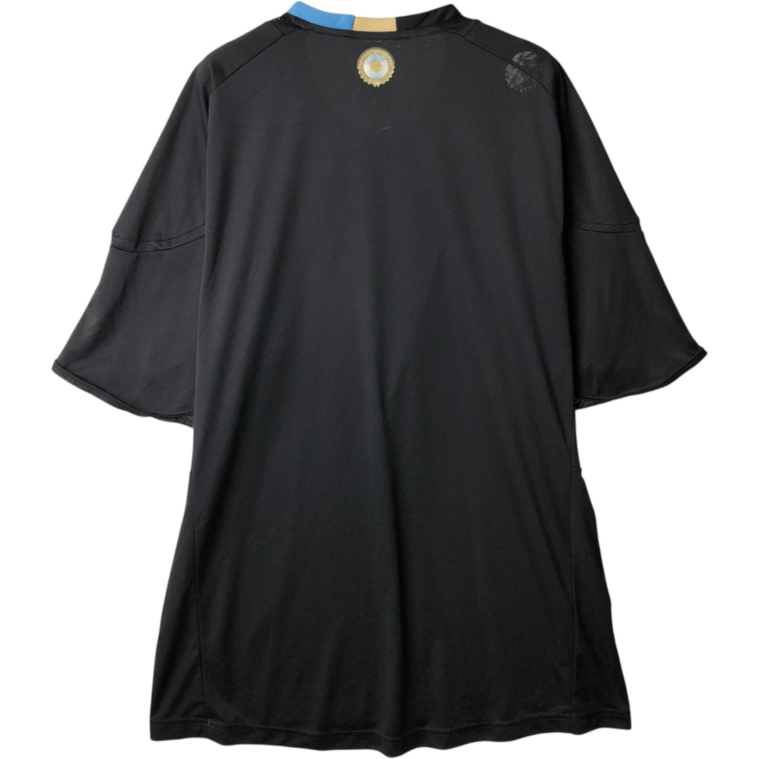 Adidas CLIMA COOL FORMOTION Argentina National Soccer Team Game Shirt (Men's XL equivalent) polyester black type Vintage Second Hand