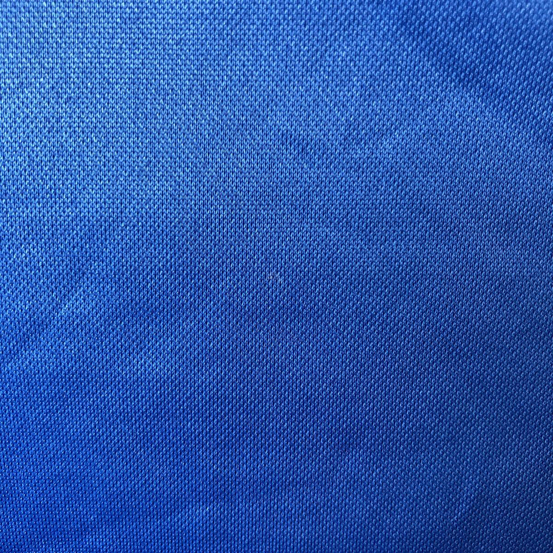 Adidas CLIMA COOL adizero V-neck soccer uniform game shirt, men's size M. polyester blue type Vintage Second Hand
