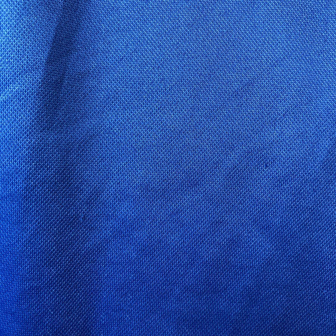 Adidas CLIMA COOL adizero V-neck soccer uniform game shirt, men's size M. polyester blue type Vintage Second Hand