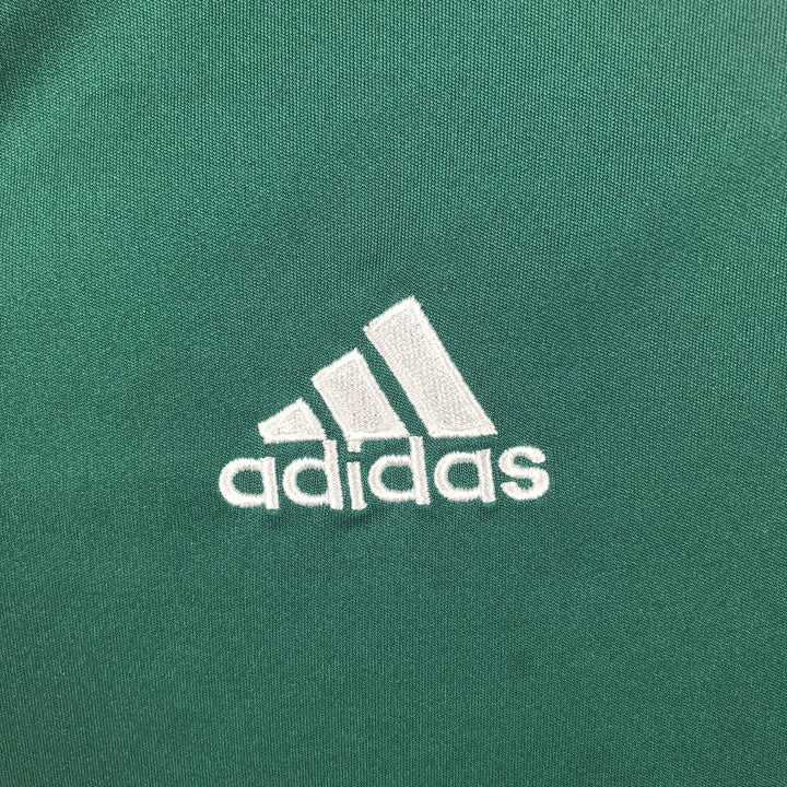 Adidas CLIMA COOL V-neck Soccer Uniform Game Shirt, Men's Size M polyester Green type dark green Vintage Second Hand