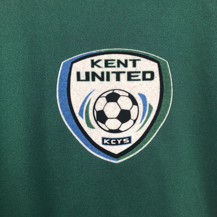 Adidas CLIMA COOL V-neck Soccer Uniform Game Shirt, Men's Size M polyester Green type dark green Vintage Second Hand