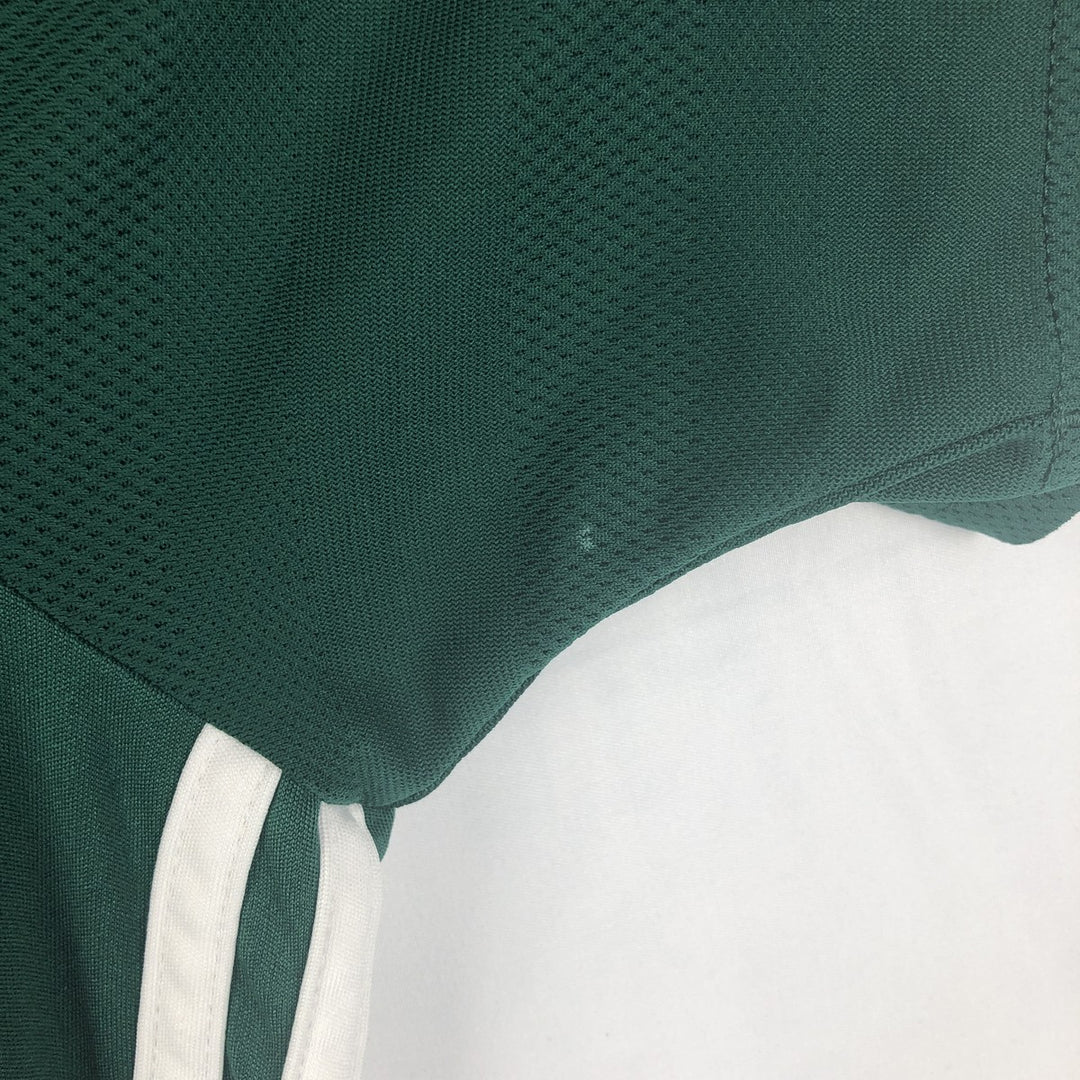 Adidas CLIMA COOL V-neck Soccer Uniform Game Shirt, Men's Size M polyester Green type dark green Vintage Second Hand