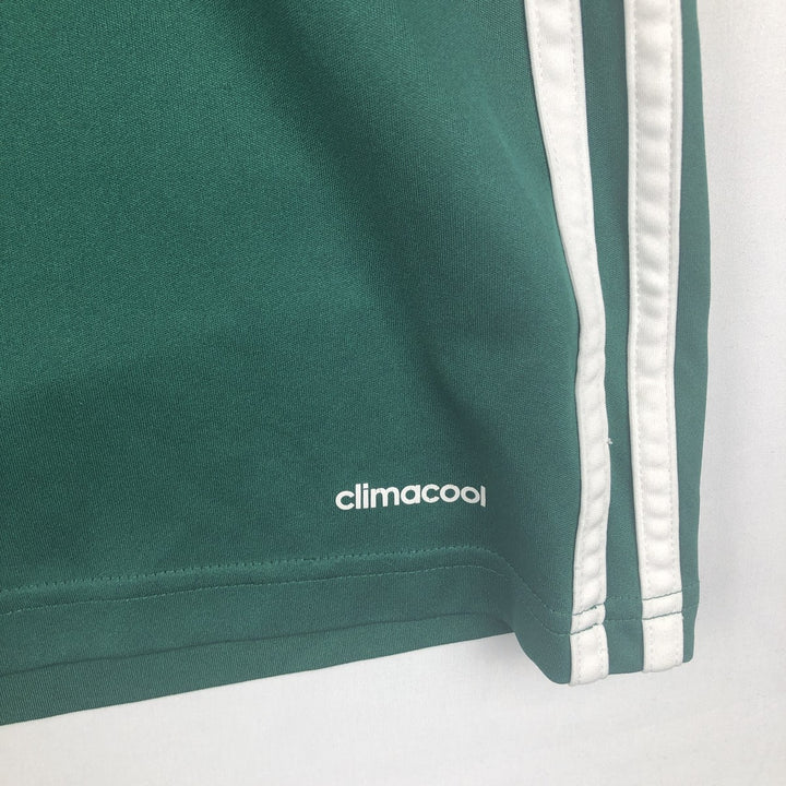 Adidas CLIMA COOL V-neck Soccer Uniform Game Shirt, Men's Size M polyester Green type dark green Vintage Second Hand