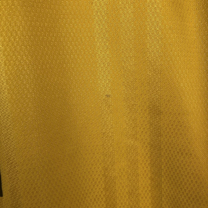 2000'S Adidas CLIMA COOL V-neck soccer jersey game shirt, men's size XL (approx.) polyester yellow type Vintage Second Hand