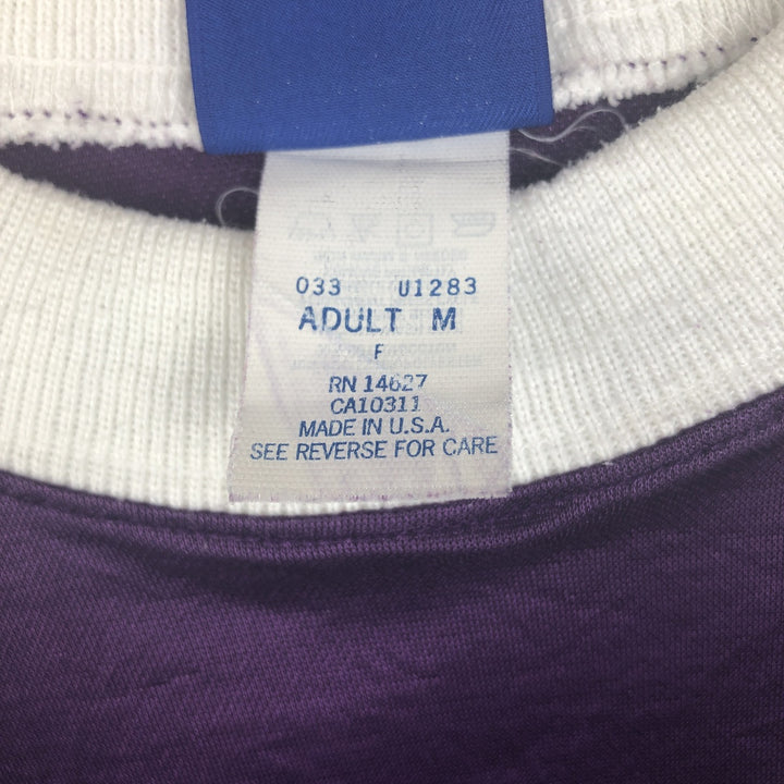 90'S Umbro Mock Neck Soccer Uniform Game Shirt, Made in USA, Men's Size M (Equivalent), Vintage polyester purple type Vintage Second Hand