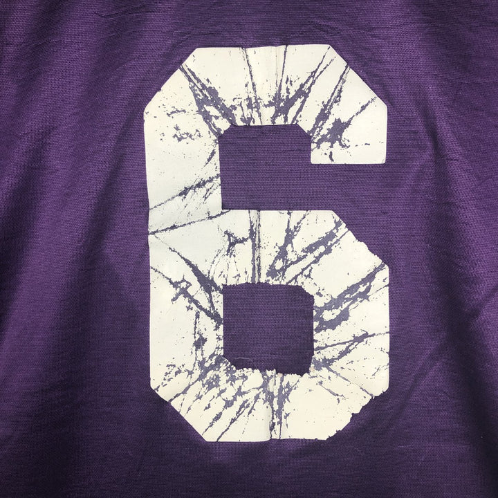 90'S Umbro Mock Neck Soccer Uniform Game Shirt, Made in USA, Men's Size M (Equivalent), Vintage polyester purple type Vintage Second Hand
