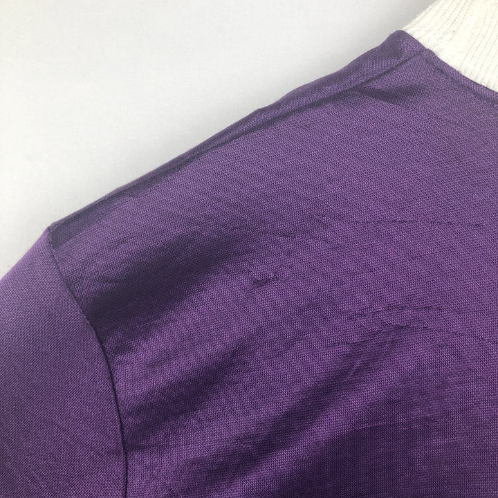 90'S Umbro Mock Neck Soccer Uniform Game Shirt, Made in USA, Men's Size M (Equivalent), Vintage polyester purple type Vintage Second Hand