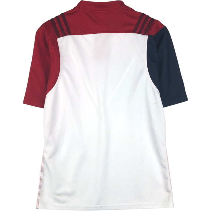 Adidas Henley neck rugby France national team game shirt, men's size L (approx.) unclear red type Vintage Second Hand