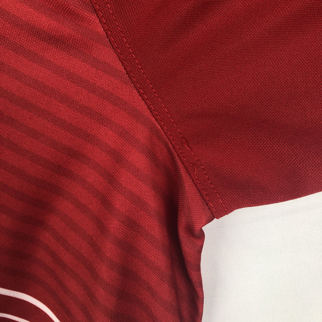 Adidas Henley neck rugby France national team game shirt, men's size L (approx.) unclear red type Vintage Second Hand
