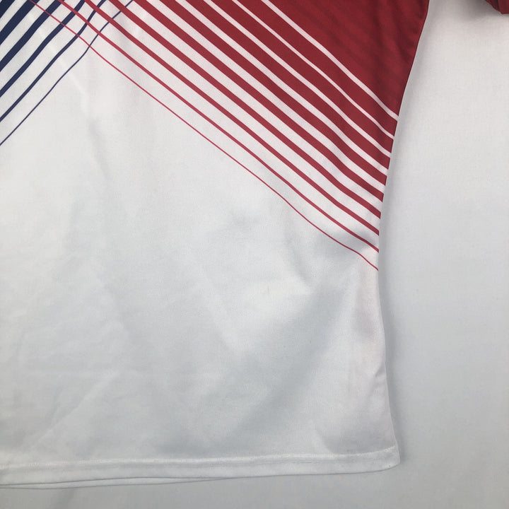 Adidas Henley neck rugby France national team game shirt, men's size L (approx.) unclear red type Vintage Second Hand