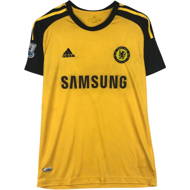 Adidas Premier League Chelsea FC soccer jersey game shirt, men's size S (approx.) polyester yellow type Vintage Second Hand