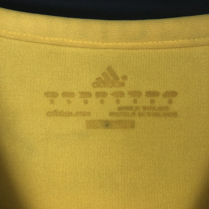 Adidas Premier League Chelsea FC soccer jersey game shirt, men's size S (approx.) polyester yellow type Vintage Second Hand