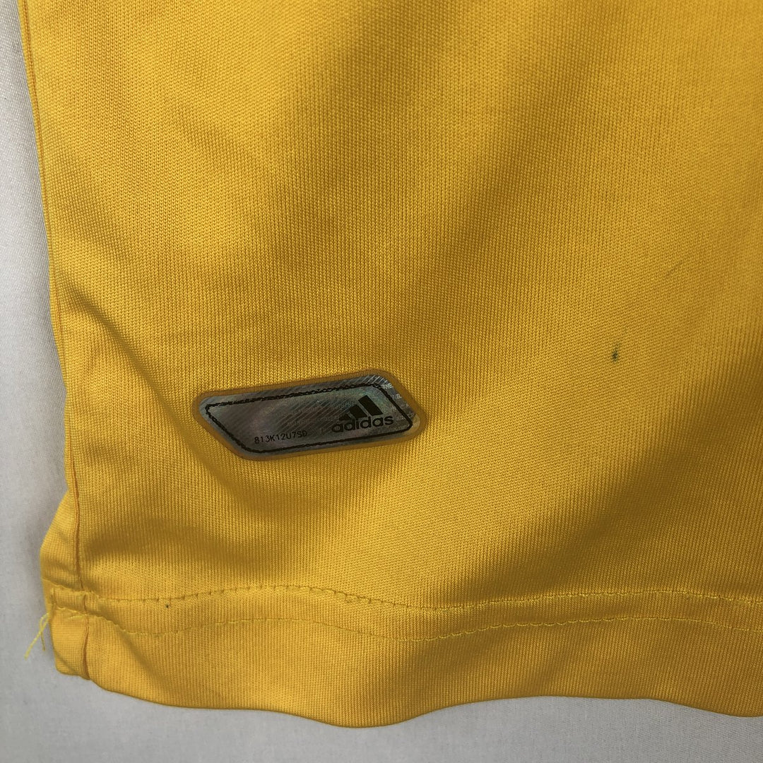 Adidas Premier League Chelsea FC soccer jersey game shirt, men's size S (approx.) polyester yellow type Vintage Second Hand