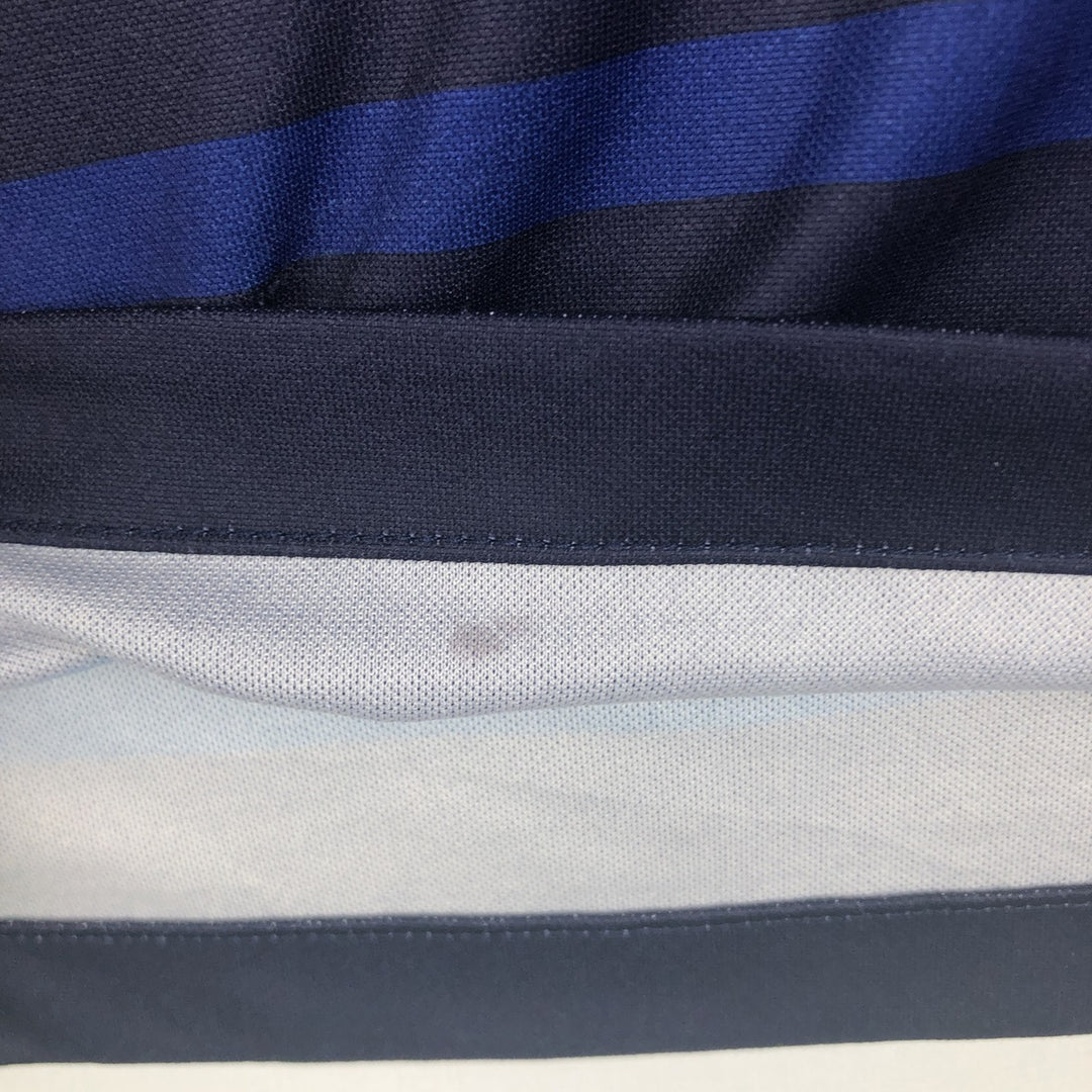Nike DRI-FIT France National Team Border Pattern Soccer Jersey Game Shirt Men's Size M unclear navy blue type Vintage Second Hand