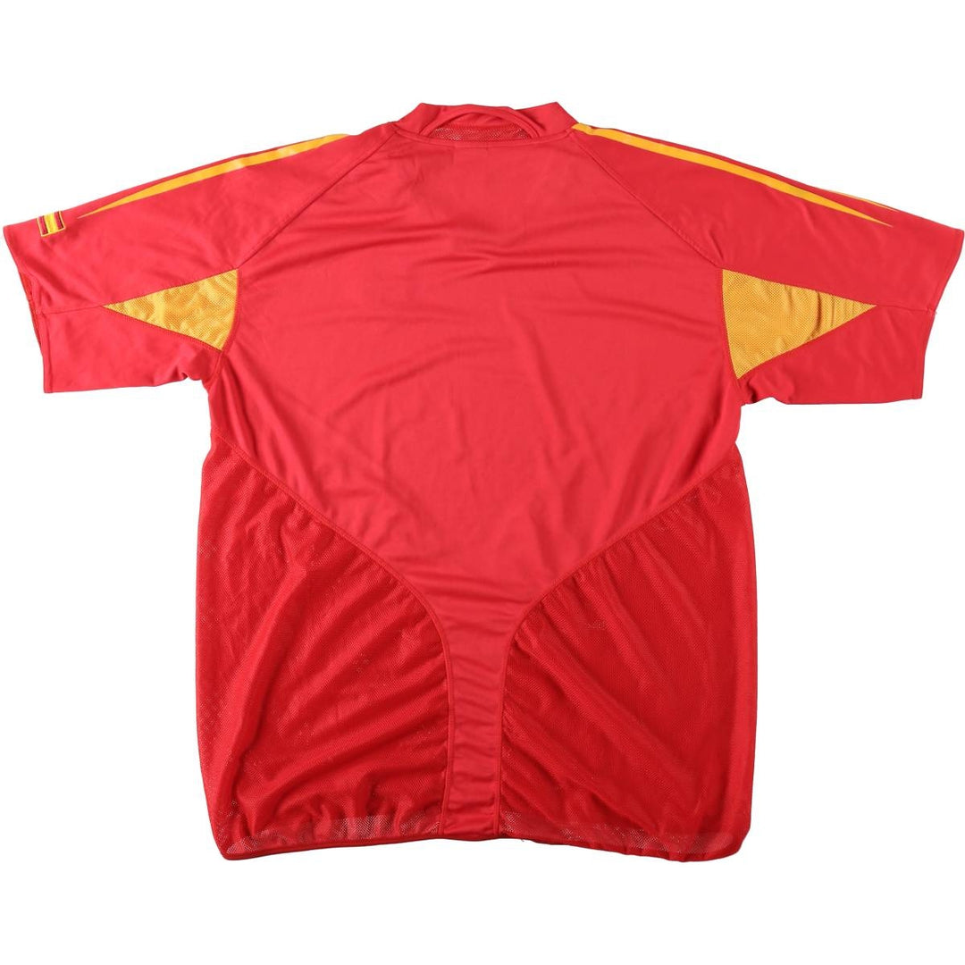 Adidas Spain National Team V-Neck Mesh Soccer Jersey Game Shirt, Men's Size XL unclear red type Vintage Second Hand