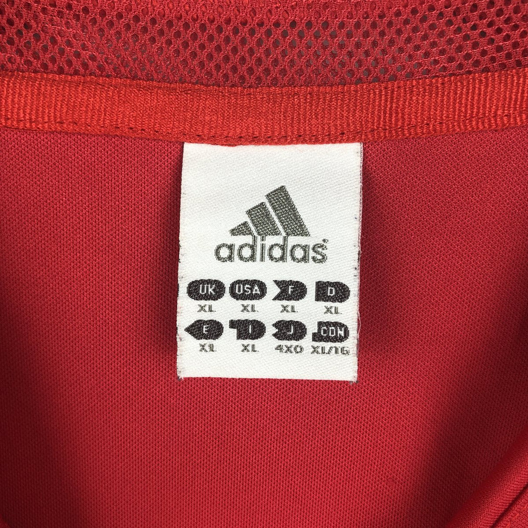 Adidas Spain National Team V-Neck Mesh Soccer Jersey Game Shirt, Men's Size XL unclear red type Vintage Second Hand