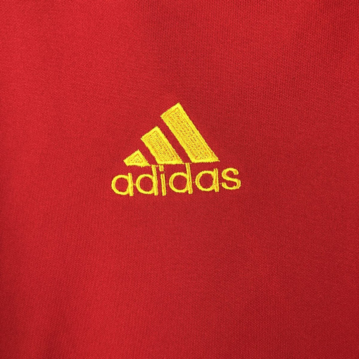 Adidas Spain National Team V-Neck Mesh Soccer Jersey Game Shirt, Men's Size XL unclear red type Vintage Second Hand