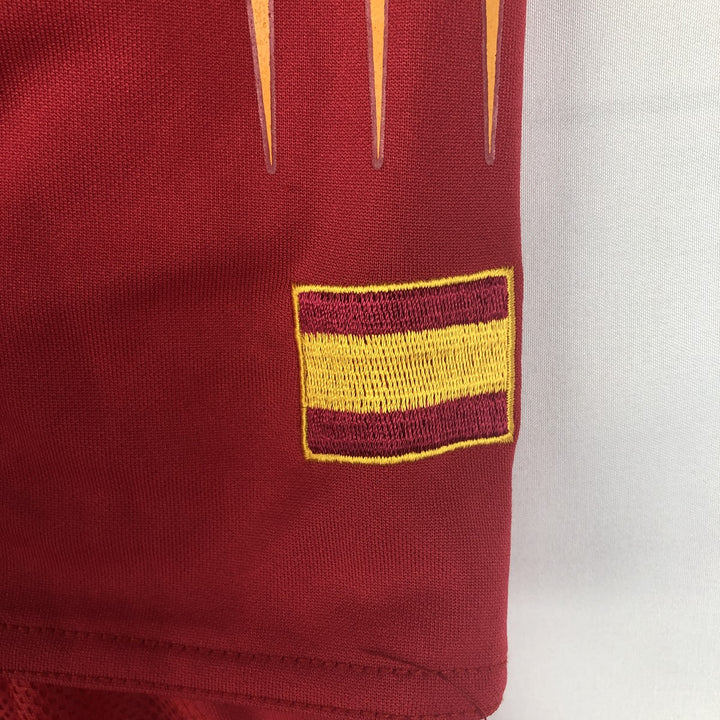 Adidas Spain National Team V-Neck Mesh Soccer Jersey Game Shirt, Men's Size XL unclear red type Vintage Second Hand
