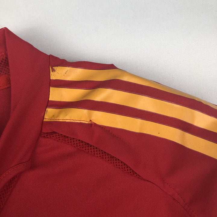 Adidas Spain National Team V-Neck Mesh Soccer Jersey Game Shirt, Men's Size XL unclear red type Vintage Second Hand