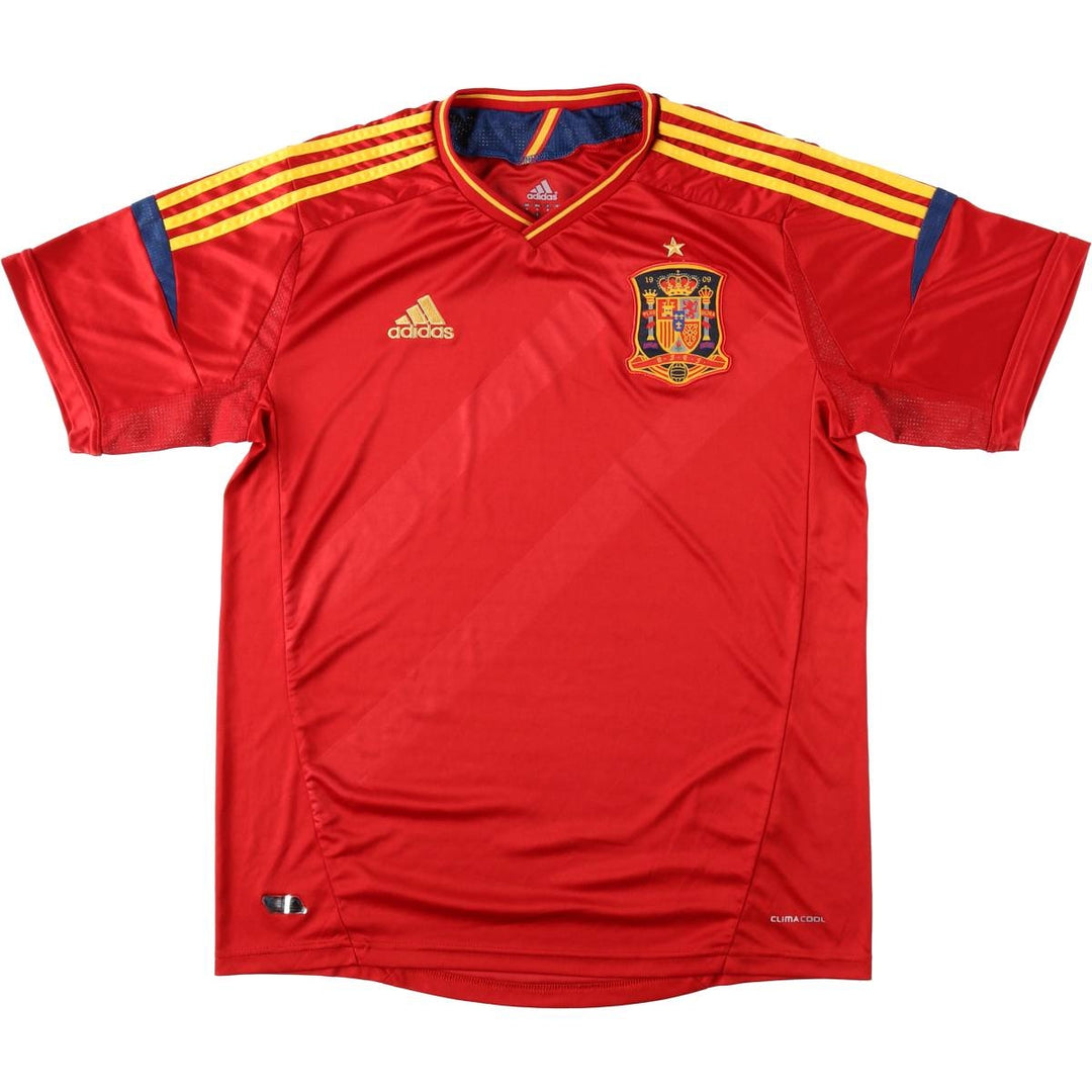 Adidas CLIMA COOL Spain National Team Soccer Jersey Game Shirt (Men's Size M) polyester burgundy type Vintage Second Hand