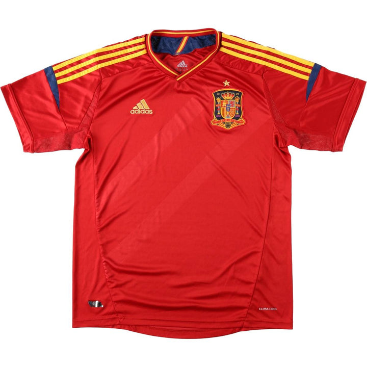 Adidas CLIMA COOL Spain National Team Soccer Jersey Game Shirt (Men's Size M) polyester burgundy type Vintage Second Hand