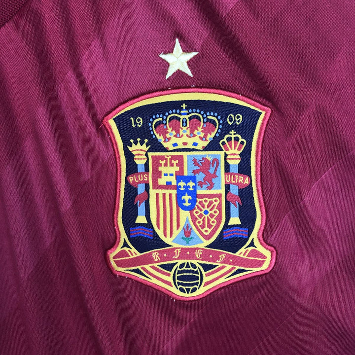 Adidas CLIMA COOL Spain National Team Soccer Jersey Game Shirt (Men's Size M) polyester burgundy type Vintage Second Hand