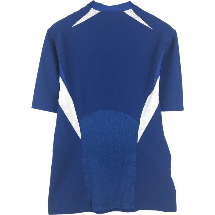 Nike DRI-FIT France National Team High-Neck Ripstop Rugby Game Shirt, Men's Size XL polyester Navy blue Vintage Second Hand