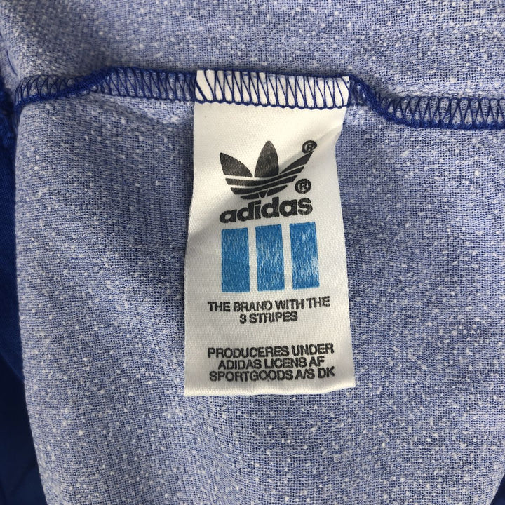90'S Adidas EQUIPMENT V-neck soccer jersey game shirt, men's size XL equivalent, vintage. others blue type Vintage Second Hand