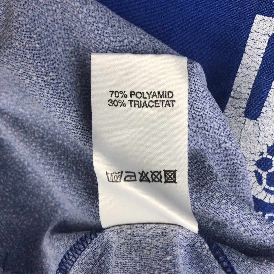90'S Adidas EQUIPMENT V-neck soccer jersey game shirt, men's size XL equivalent, vintage. others blue type Vintage Second Hand